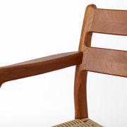 Ensemble de 3 chaises vintage 1960 EMC Mobler en teck danois