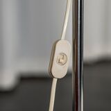 Set of 2 side tables with integrated lamp.