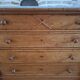 1920 faux bamboo chest of drawers