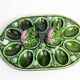 Salt and pepper earthenware egg set