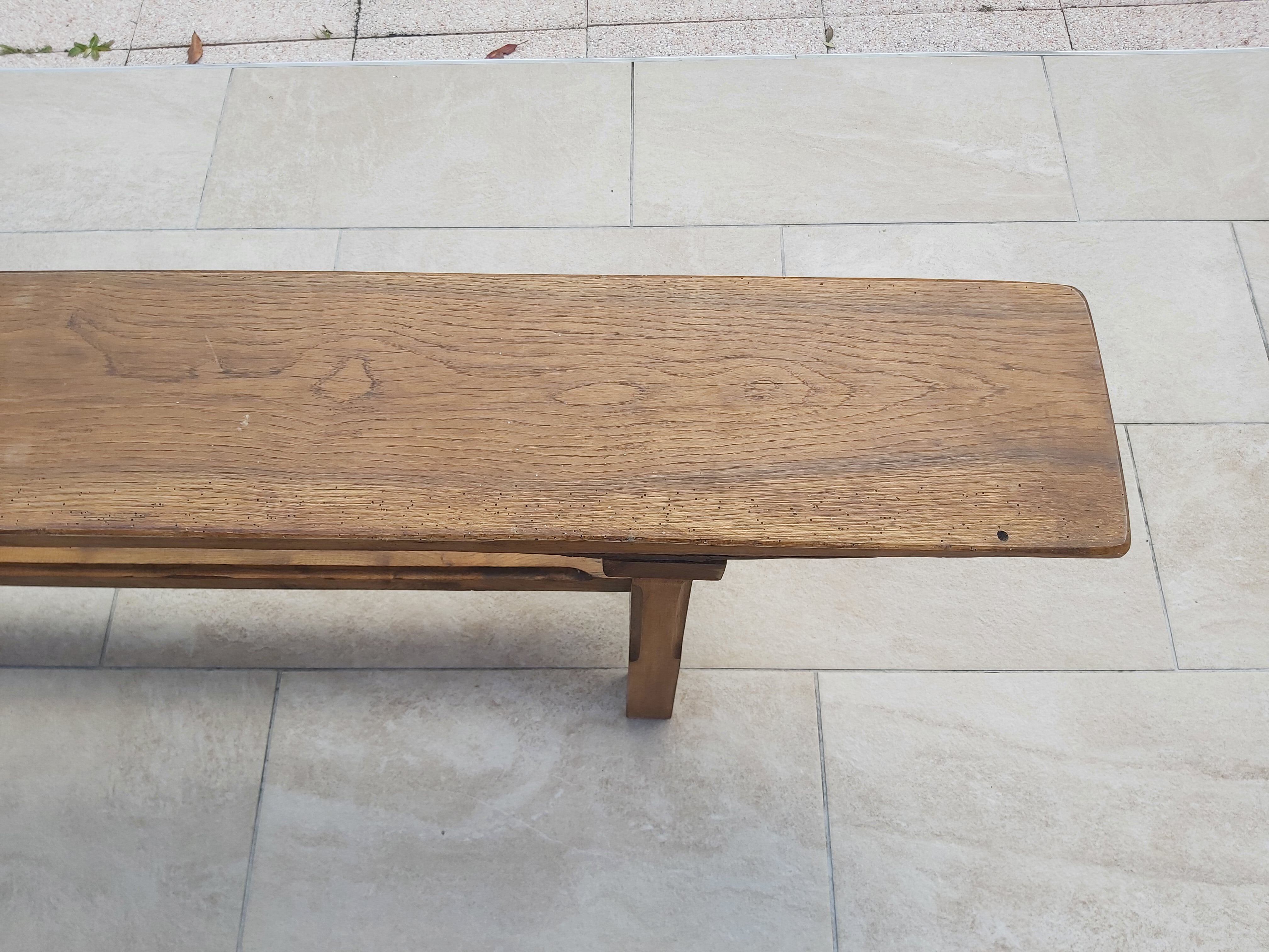 Paire de bancs de ferme 2m50