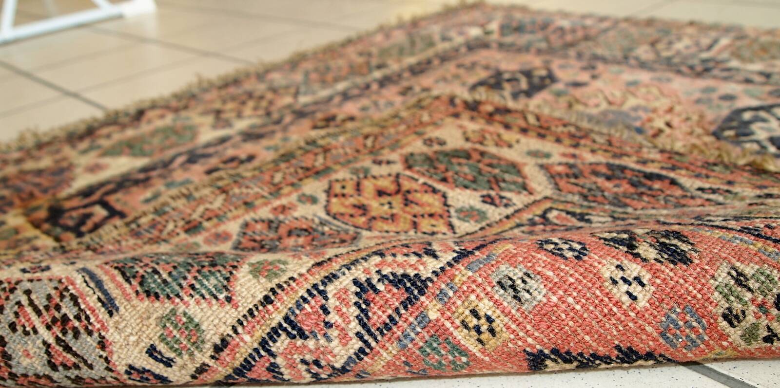 Sac Ancien Kurde Persan Fait Main – Années 1930 – 79 cm x 95 cm
