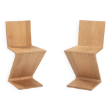 Chaises ZigZag, années 1990, lot de 2
