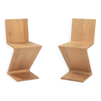 Chaises ZigZag, années 1990, lot de 2