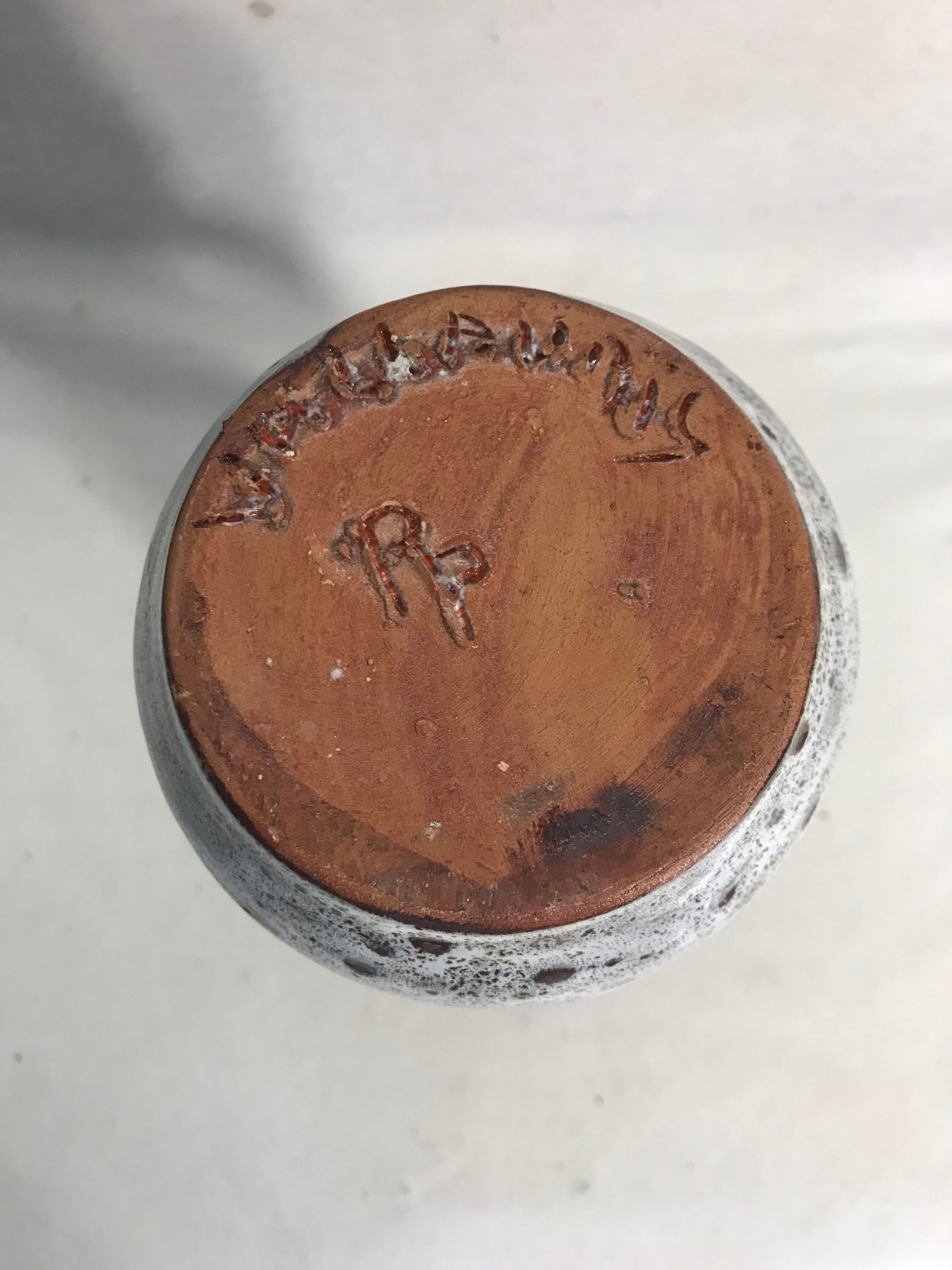 Former pitcher vallauris enamelled ceramic