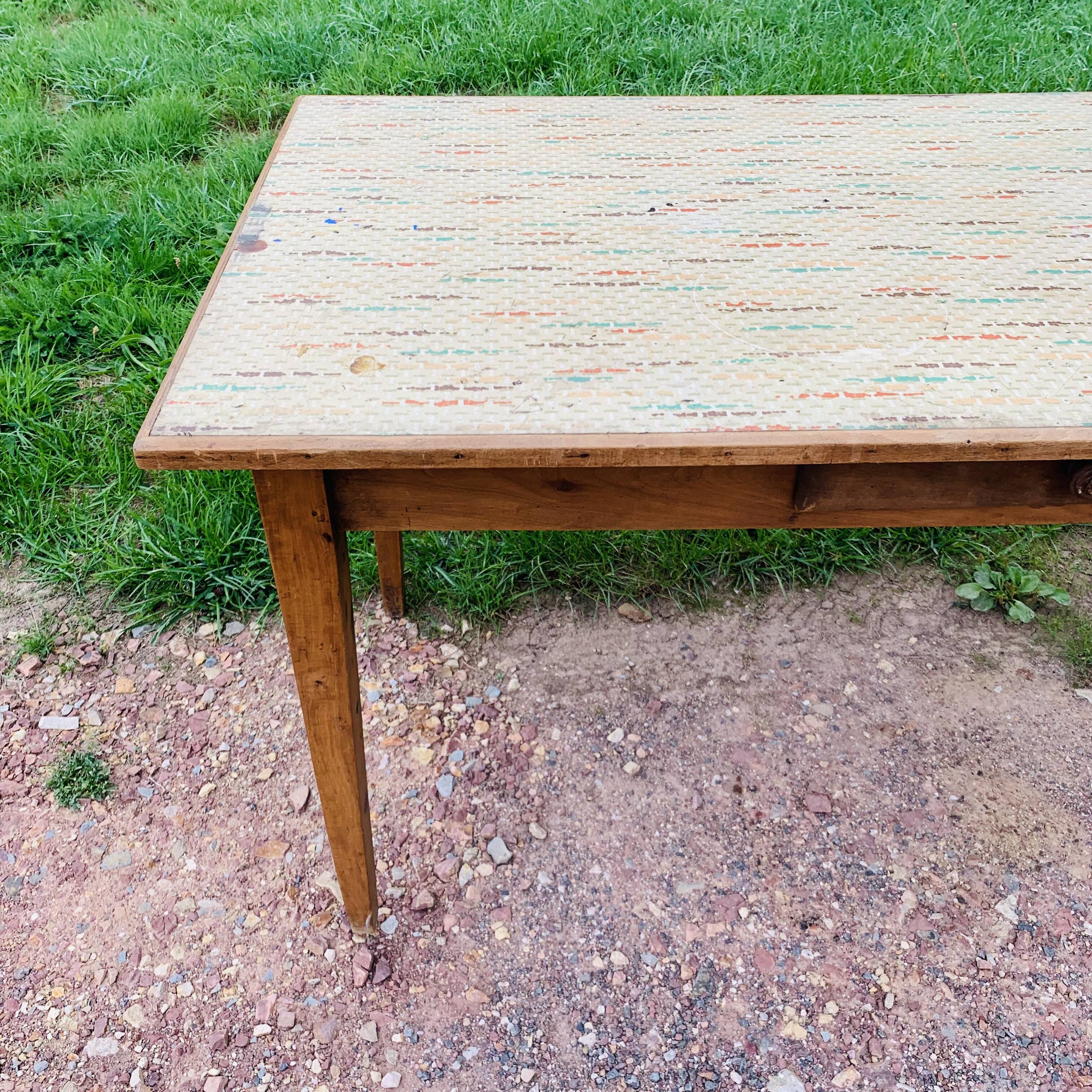 Farmhouse table - 1m38 long