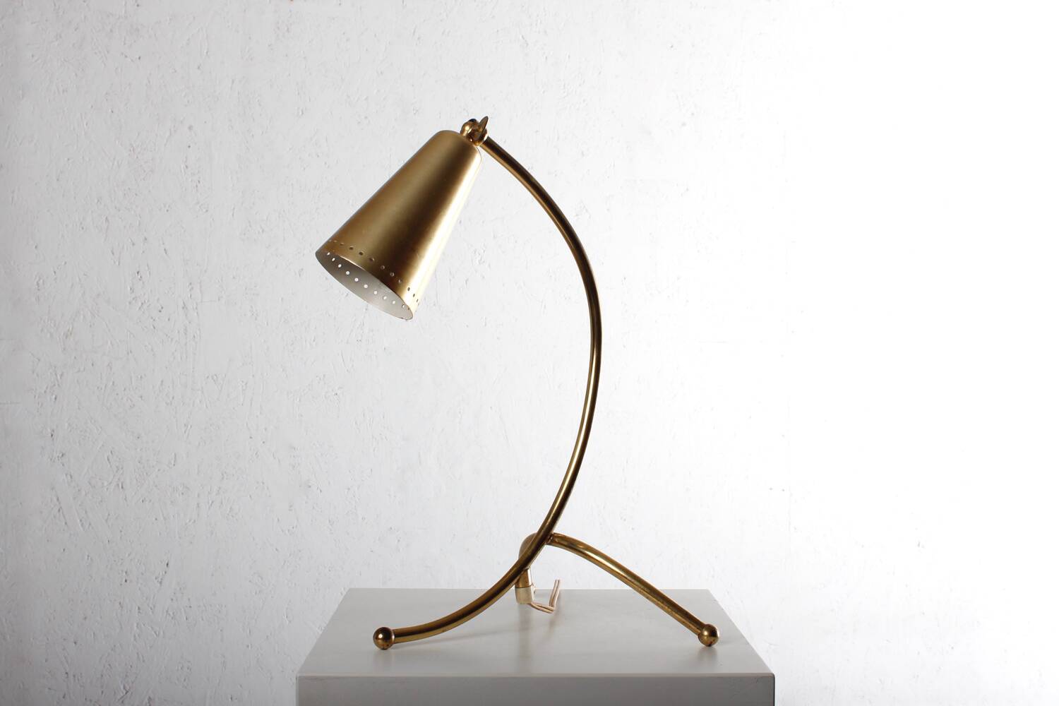 Vintage Tischlampe Mid Century Stilnovo Kalmar Design 60er