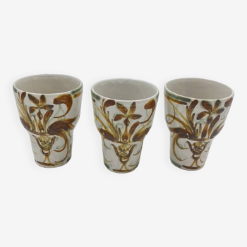 Set of 3 Keraluc Quimper cups