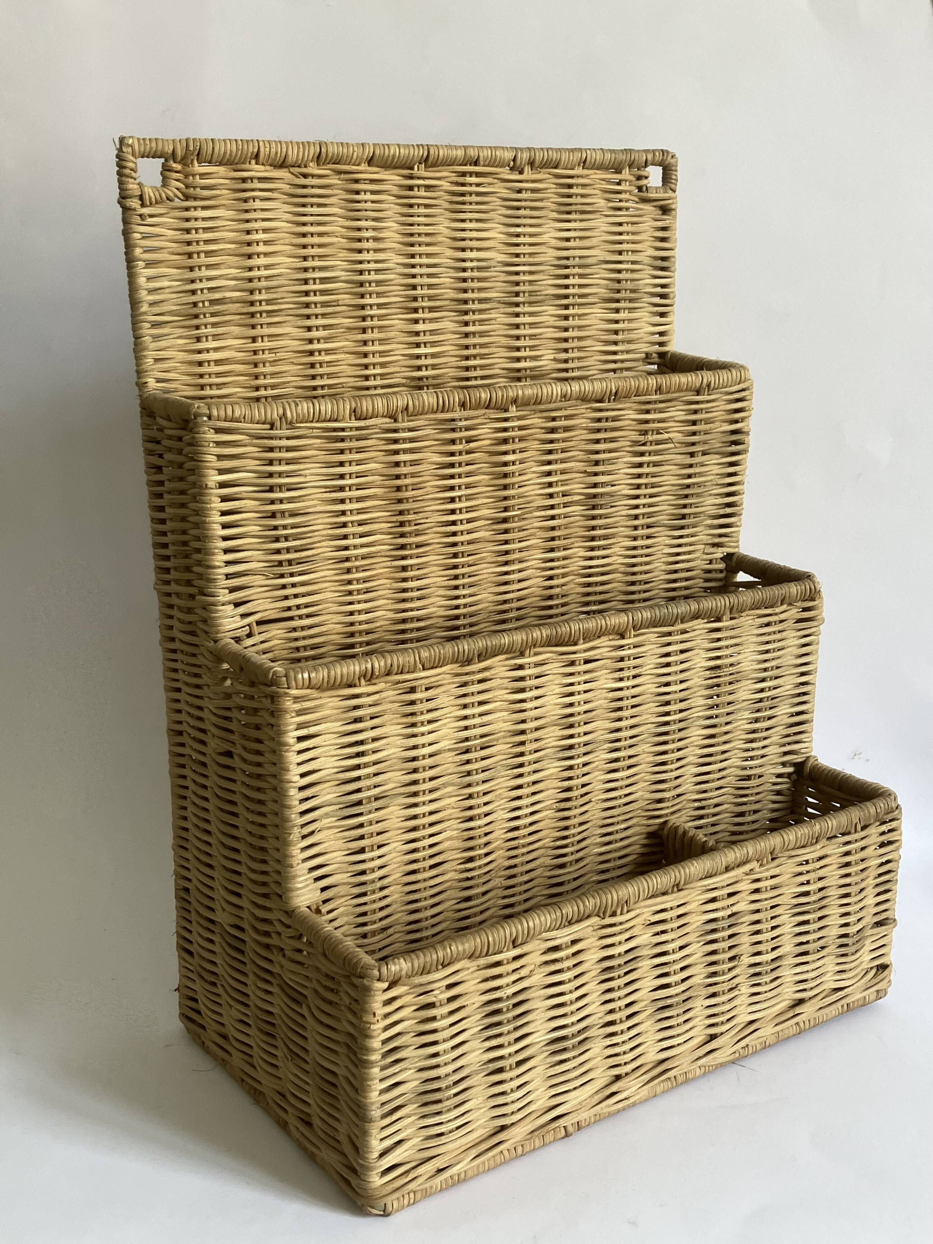 Woven wicker sorter