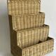 Woven wicker sorter