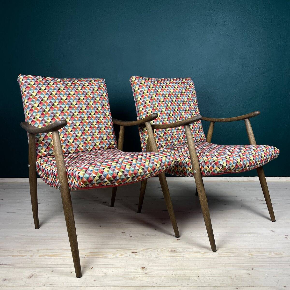 Mid-century Bobi armchair by Meblo, former Yugoslavia, 1960s, set of 2.