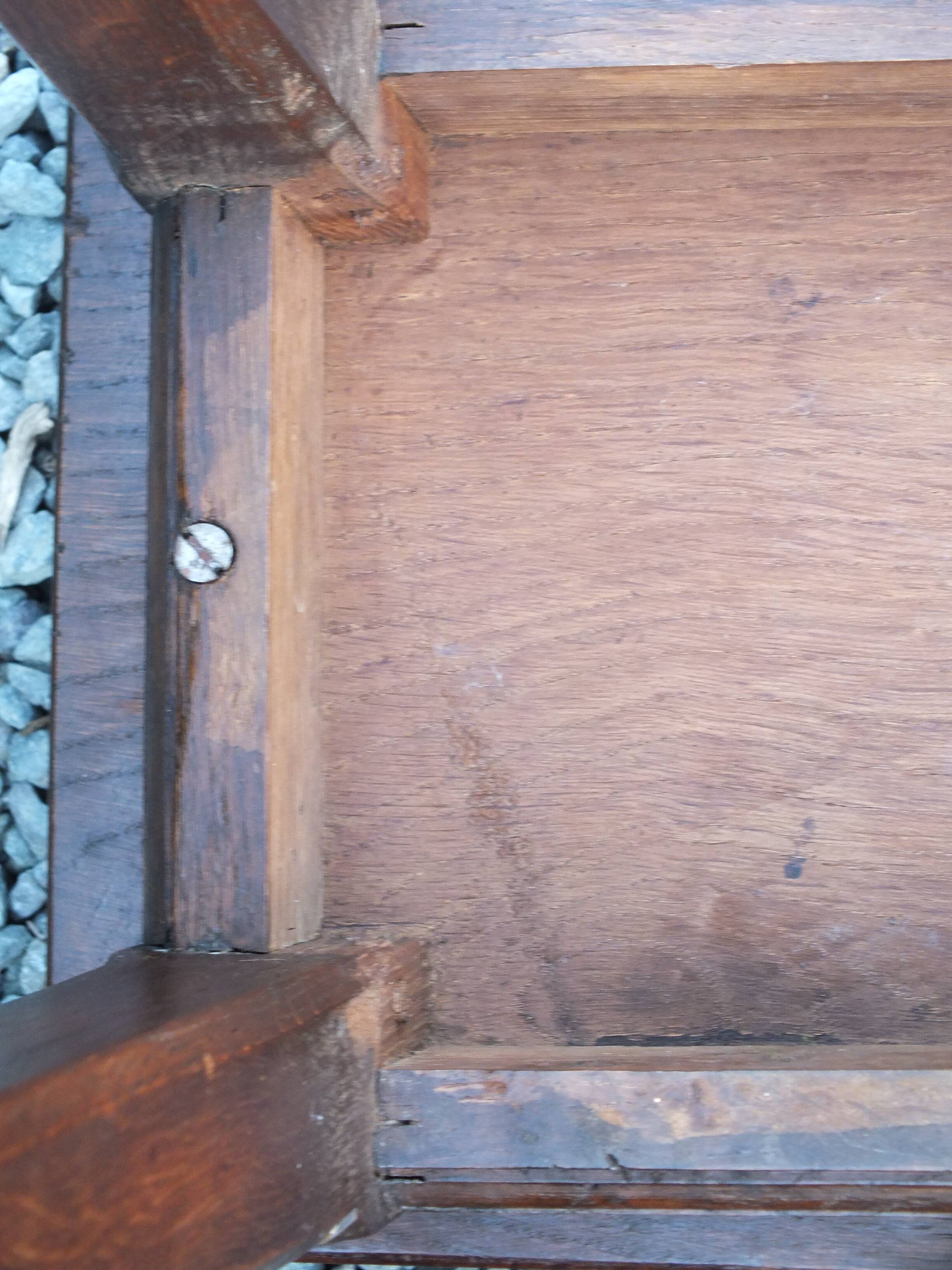 Pair of 60s oak stools or end tables