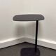 Table basse ovale en métal noir