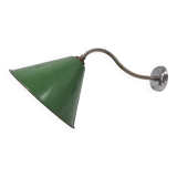 Enameled sheet metal wall light