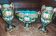 Fireplace garniture in slipware