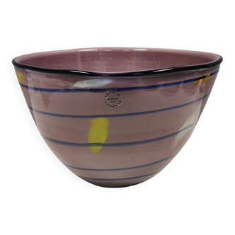 Very beautiful and large Art Bowl from Danish Søholm. 2000-2010
