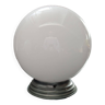 Old large art deco ceiling light 1930 globe ball white opaline lampshade Ø 25 cm