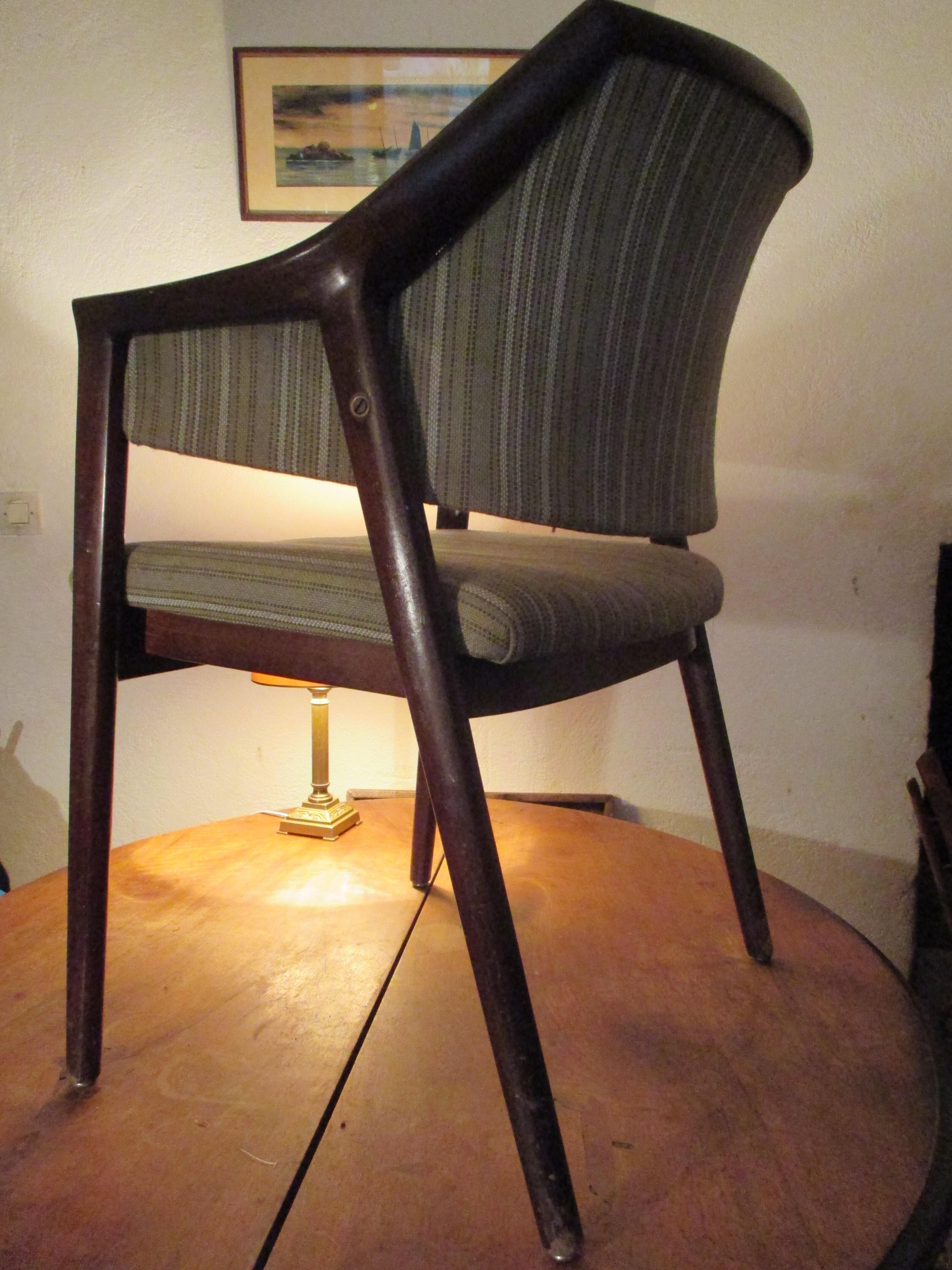 Scandinavian style mahogany chairs