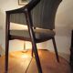Chaises style scandinave en acajou
