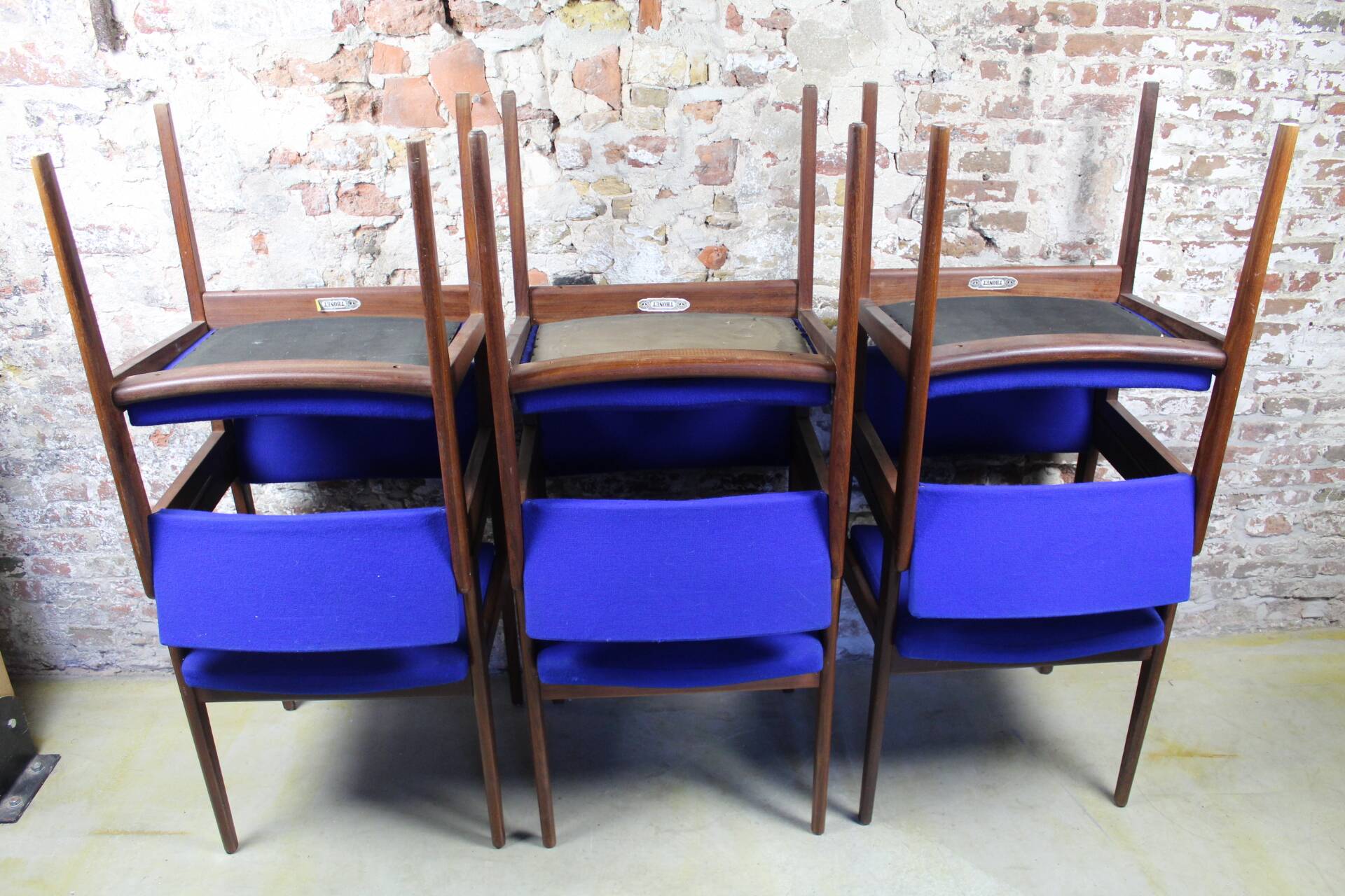 Set of #6 rudolf glatzel diningchairs (armrest). model emt0030