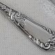 Ercuis Louis XV floral, 12 fish cutlery sets, 24 pieces in silver-plated metal.