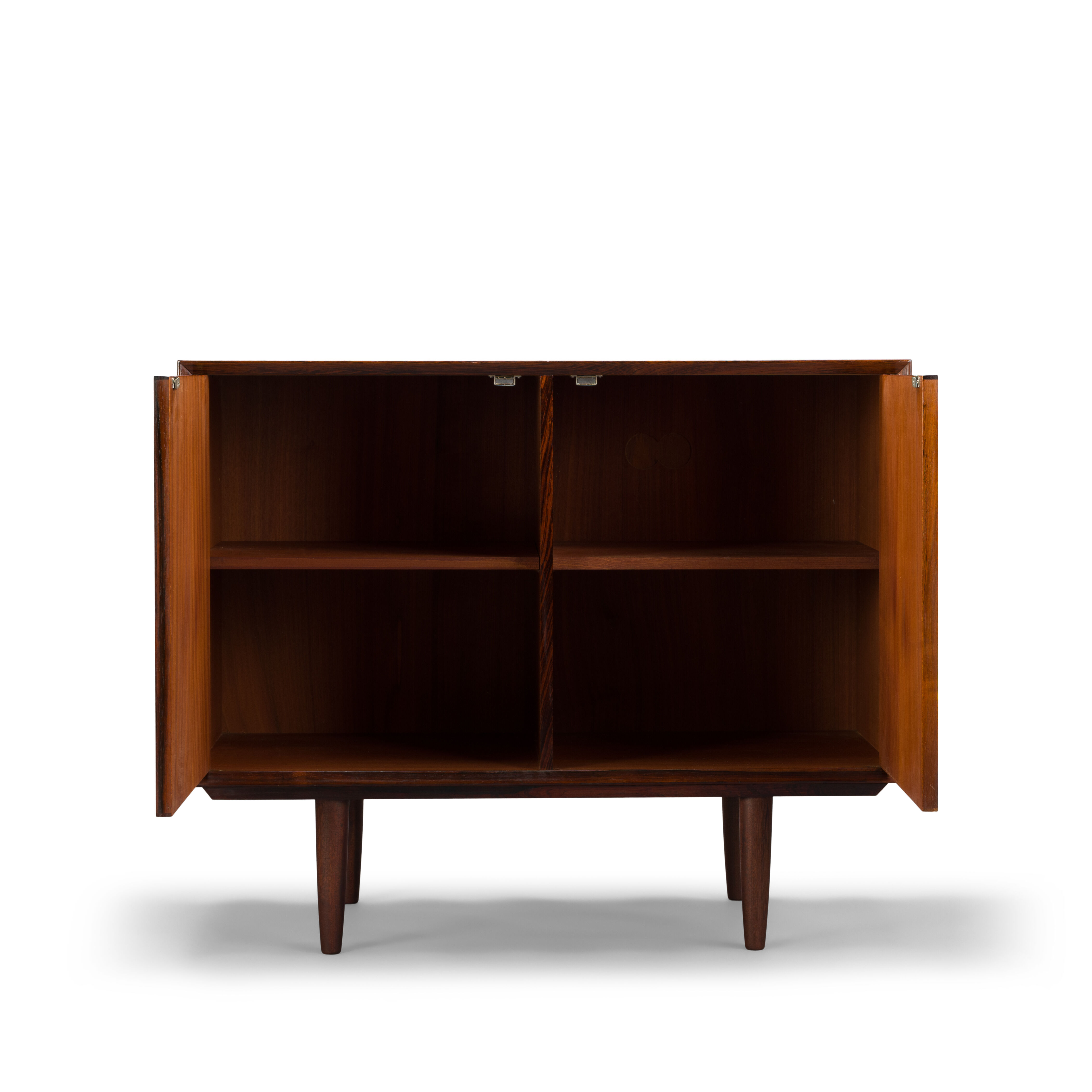 Small Danish rosewood sideboard by E. Brouer for Brouer Møbelfabrik, 1960s