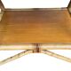 Vintage rattan and oak serving trolley 1960