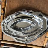 Set of stainless steel dishes