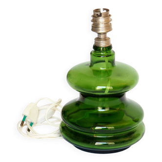 Green glass lamp base