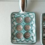 Set of 4 ceramic cups Picault, Vallauris