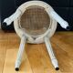 Pair of Louis XVI chairs from the late 19th century with checkerboard caning