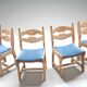 Chairs (x6) Guillerme & Chambron mod. “Lorraine”