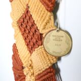 Vintage wall decoration, crochet and macramé