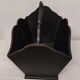 Antique Vintage Carved Wooden Magazine Rack