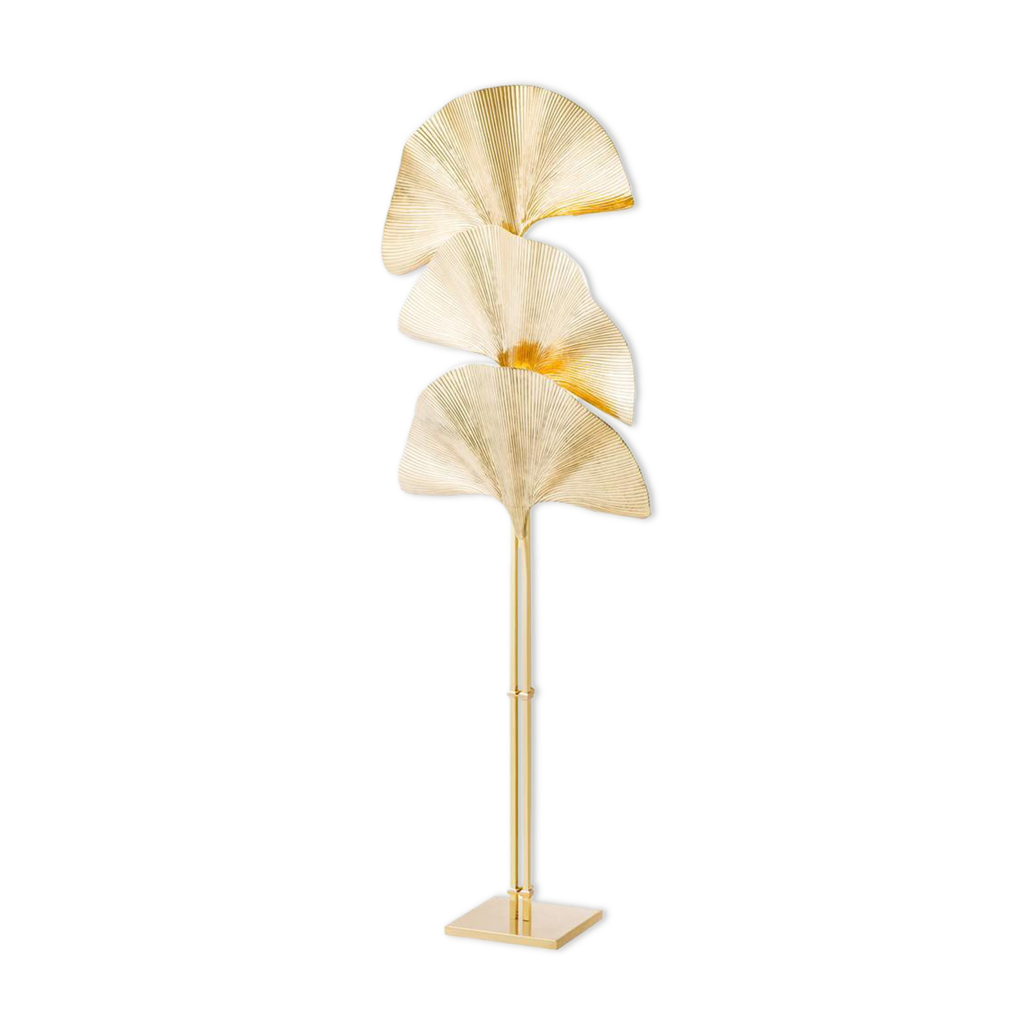 Gingko Floor Lamp by Tommaso Barbi 1950