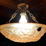 Lustre art-déco Degué