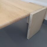 Vintage travertine coffee table from the 70s