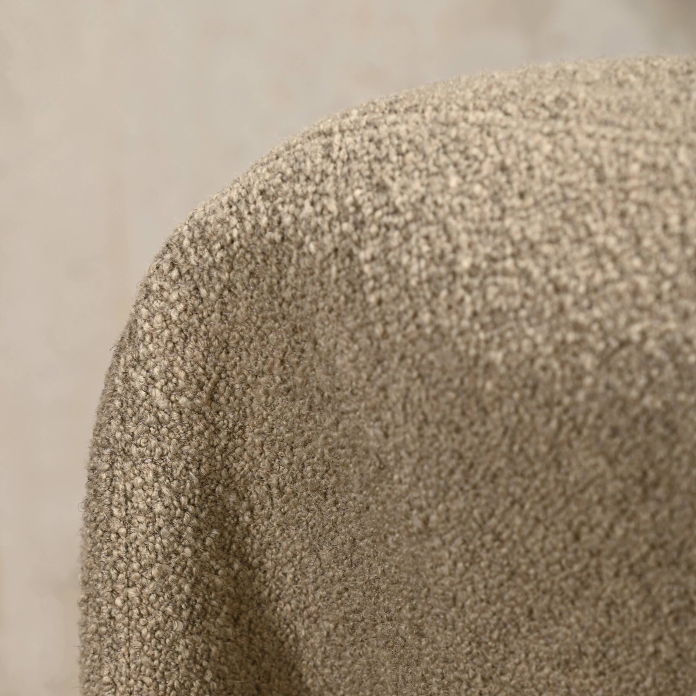 Giancarlo Piretti Alky Lounge Chairs in stone grey Bouclé Wool, Anonima Castelli