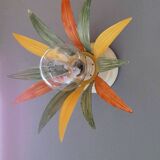 70s flower wall or ceiling light