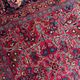 1920s Handmade Antique Wool Floral Rug, Red & Navy, 313 × 396 cm - 1C1303