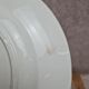 Round vintage plate Sarreguemines Fontanges red – Old ironstone