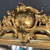 Old mirror 162 x 104 gold leaf gilding