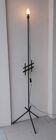 Black iron floor lamp