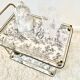 Vintage golden service toile de Jouy