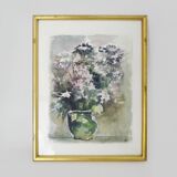 Oil on wood by Riccardo Capone Procession 50s 60s