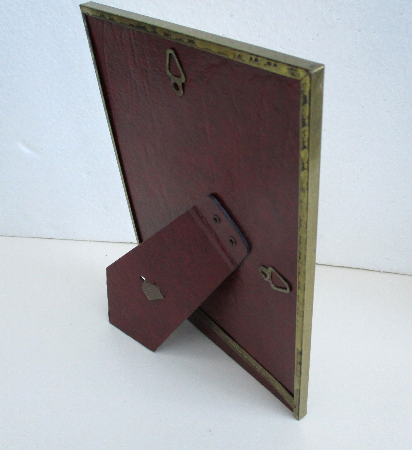 Vintage brass wall frame