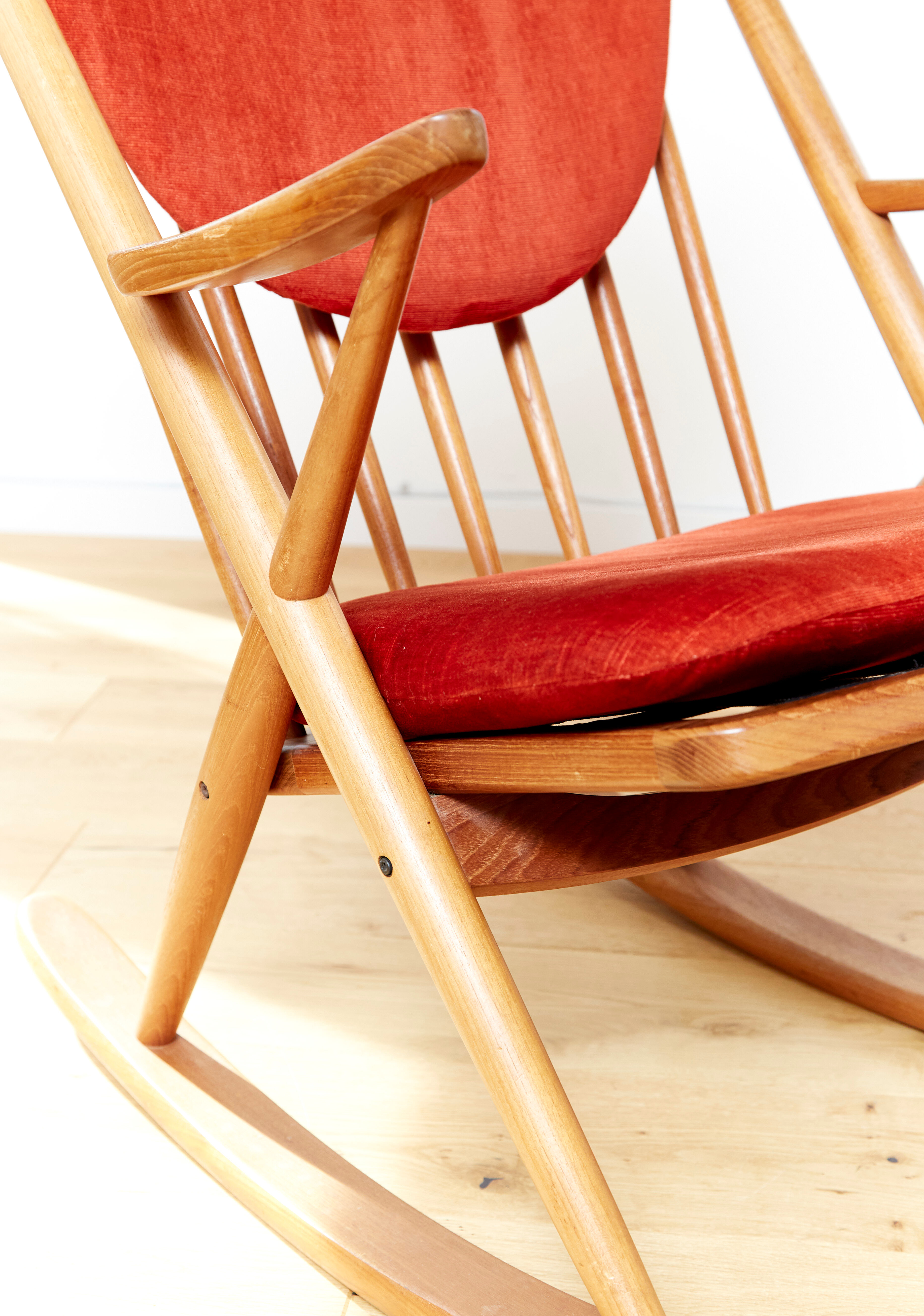 Rocking-chair by Frank Reenskaug for Bramin