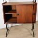Vintage modular bookcase in wood and metal, Italy, 1960