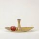 Philippe Hiquily. Hammered and gilded bronze bowl. Signed. 1980s.