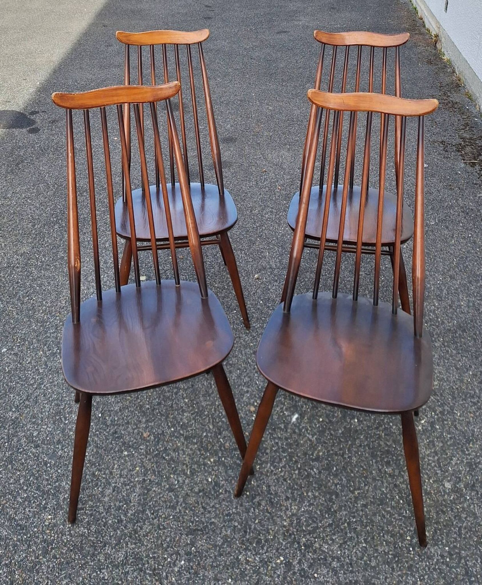 Lot de 4  chaises Ercol Windsor